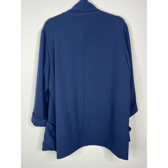 Time and Tru Plus 2X Blue Cardigan Open Front Long Sleeve Women’s 20 - Picture 6 of 13